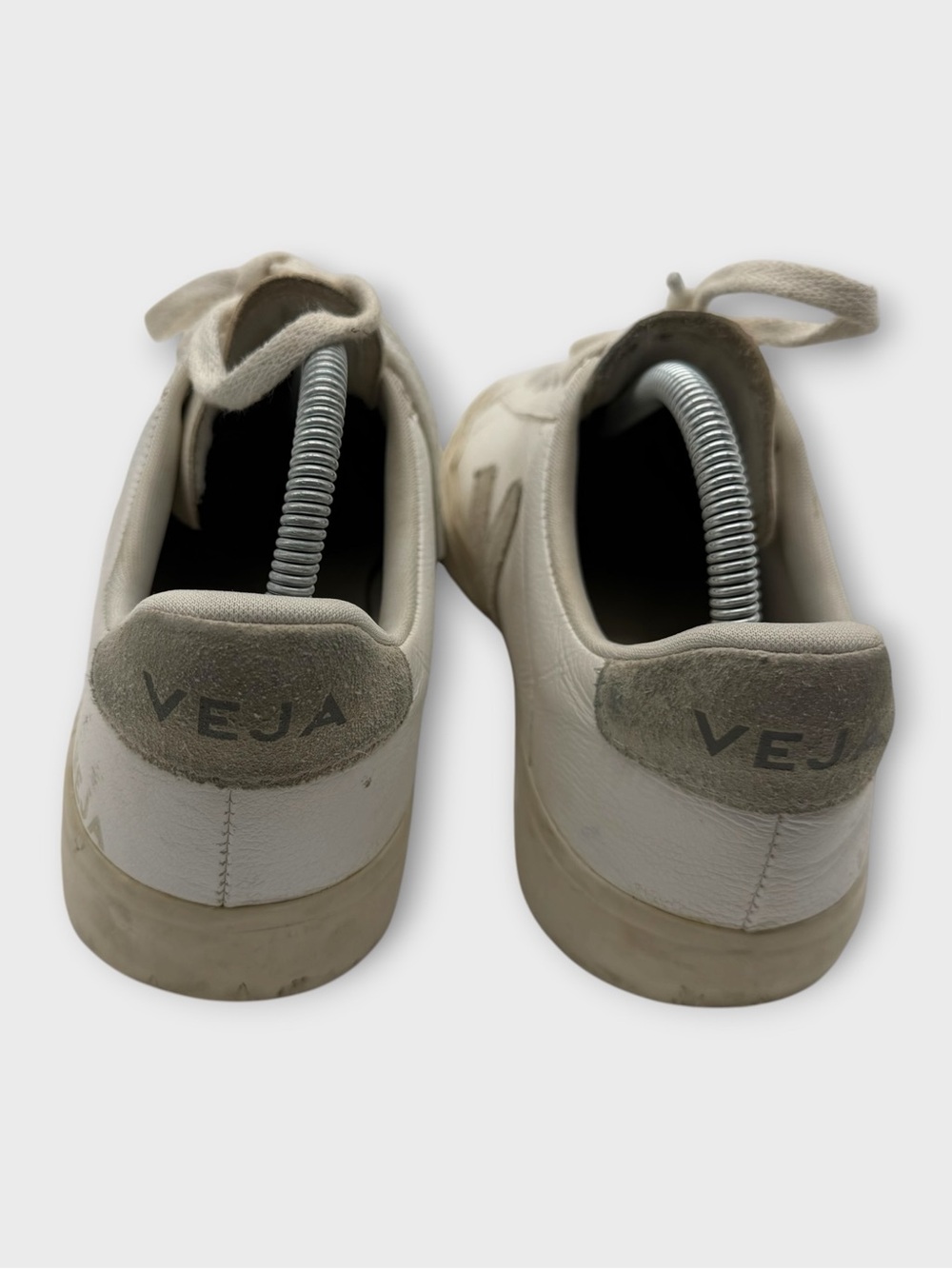 Veja Campo White Leather Sneakers Trainers Women’s Size 10 Fair Condition - Picture 4 of 7
